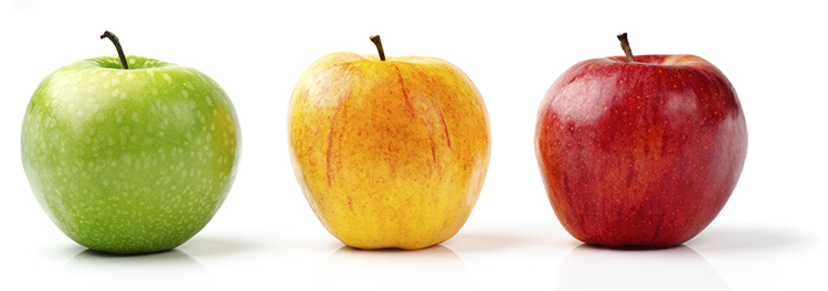 Разные яблоки