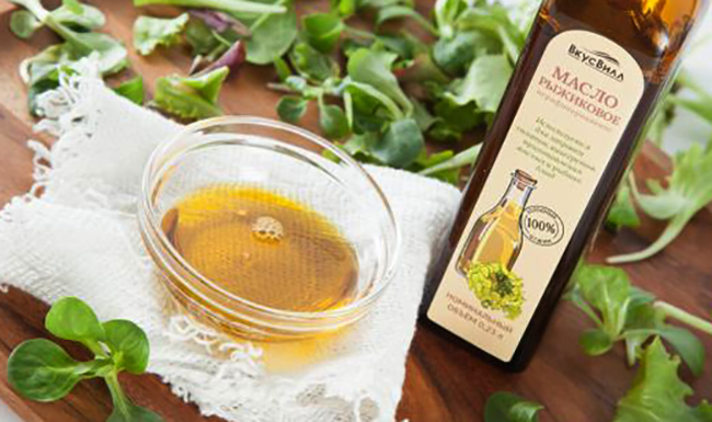 Рыжиковое масло перед употреблением