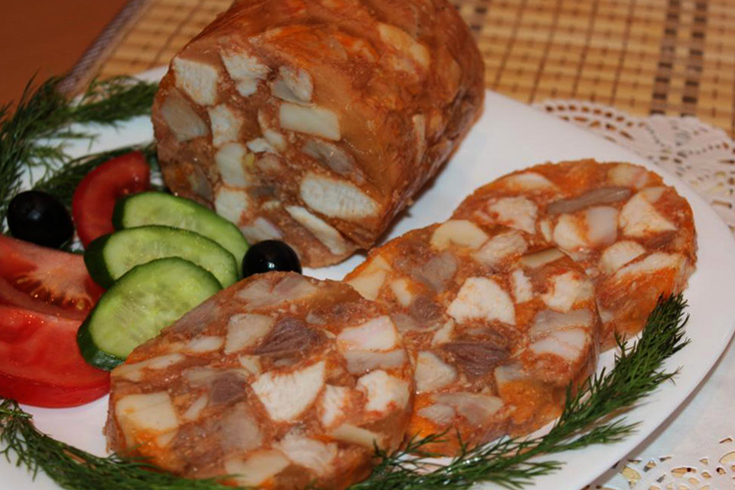 Куриный рулет