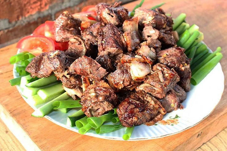 Шашлык из мяса косули