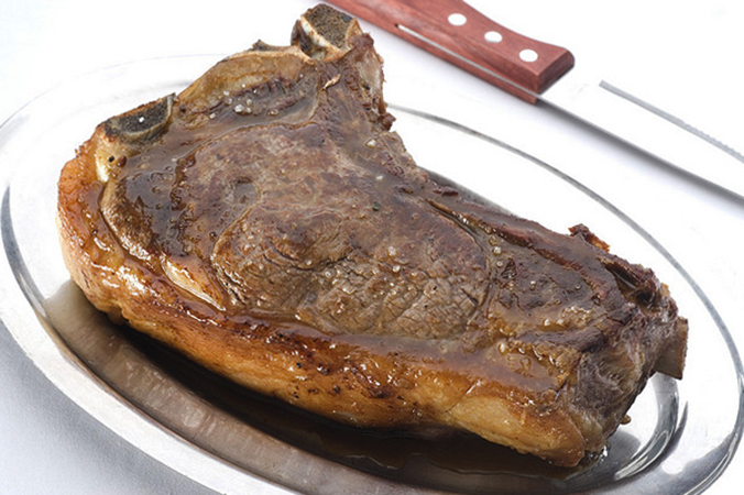 Стейк из барсучьего мяса