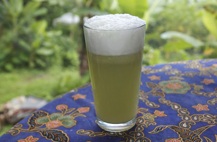 Стакан капустного сока