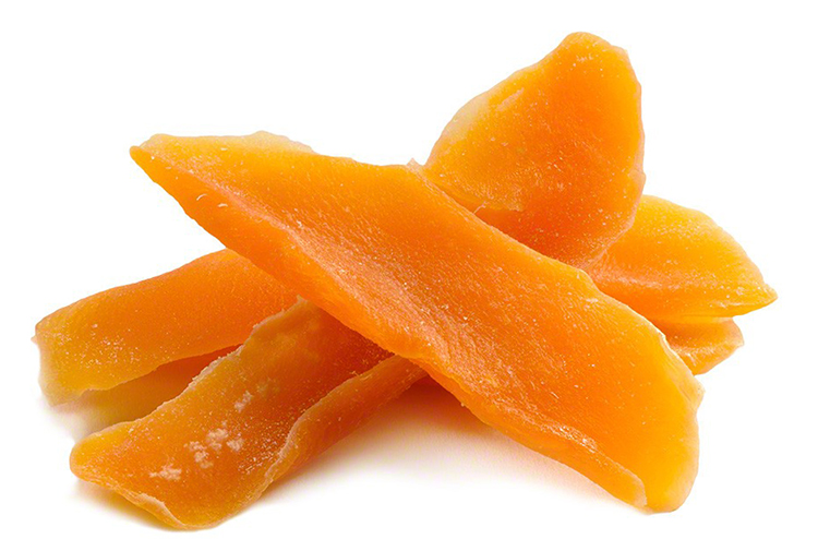 Как выглядит сушеное манго