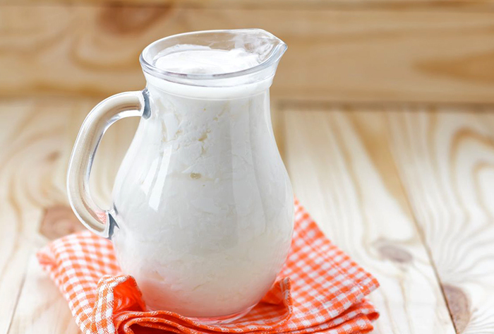 Свежий кефир
