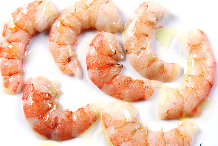 Свежие креветки