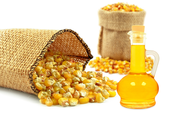 Свежее кукурузное масло