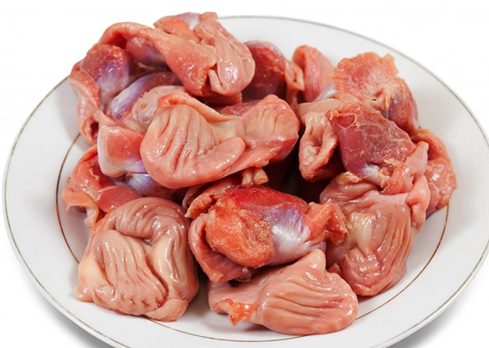 Свежие куриные желудки