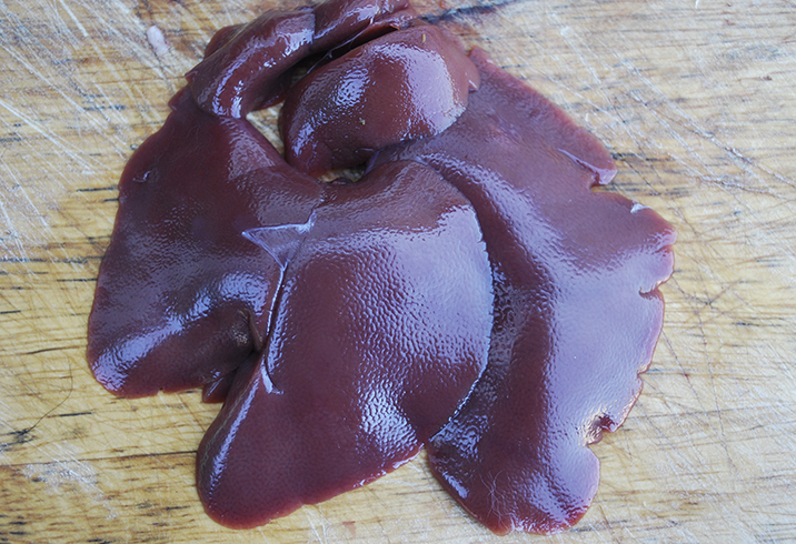 Свежая печень кролика