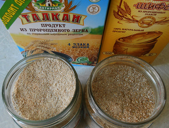 Талкан с упаковкой