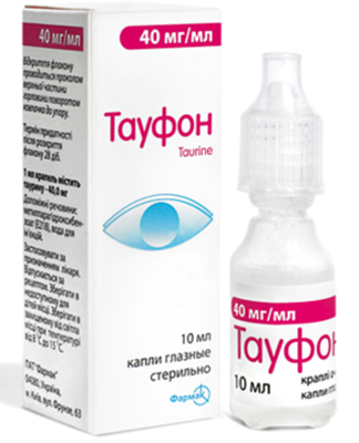 Капли глазные Тауфон