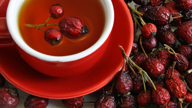 Чай с плодами шиповника