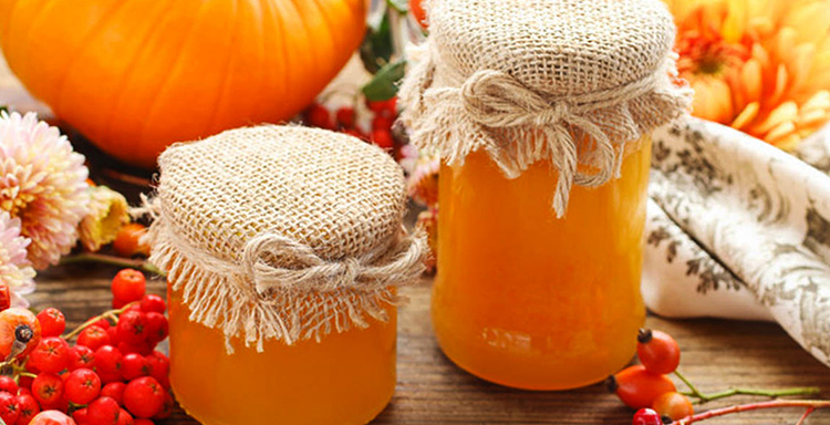 Банки с тыквенным медом