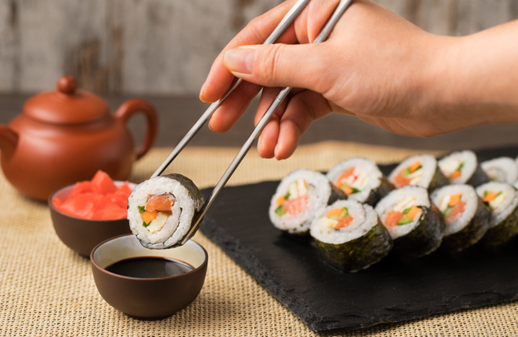 Употребление роллов