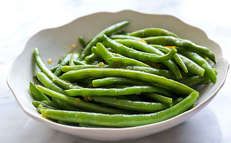 Стручковая фасоль перед употреблением