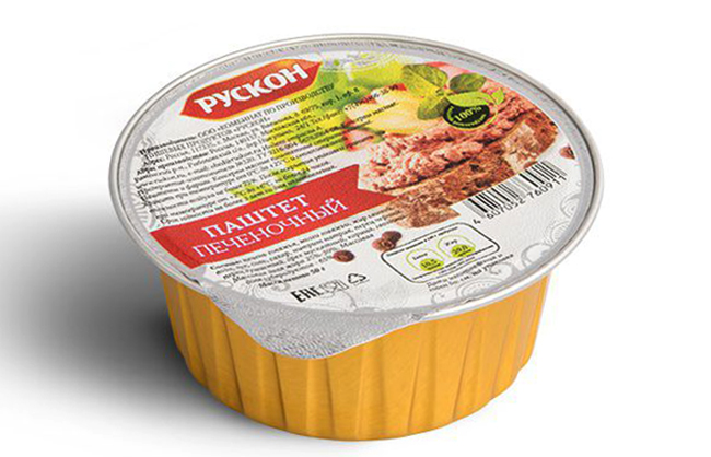 Упаковка паштета