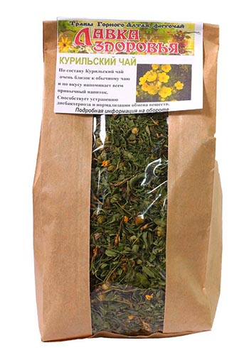 Упаковка курильского чая