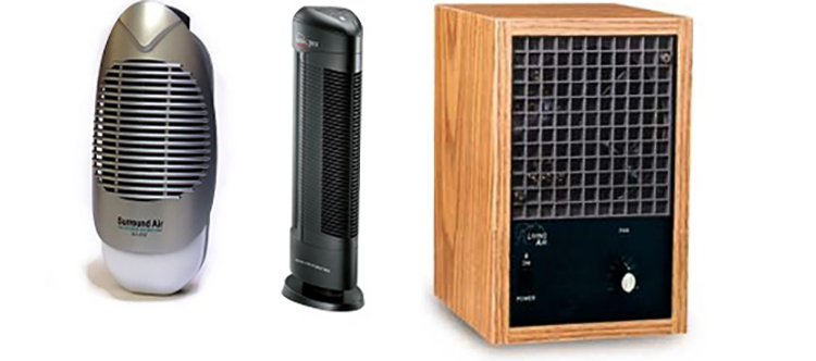 Виды ионизаторов