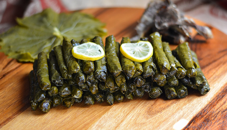 Использование виноградных листьев