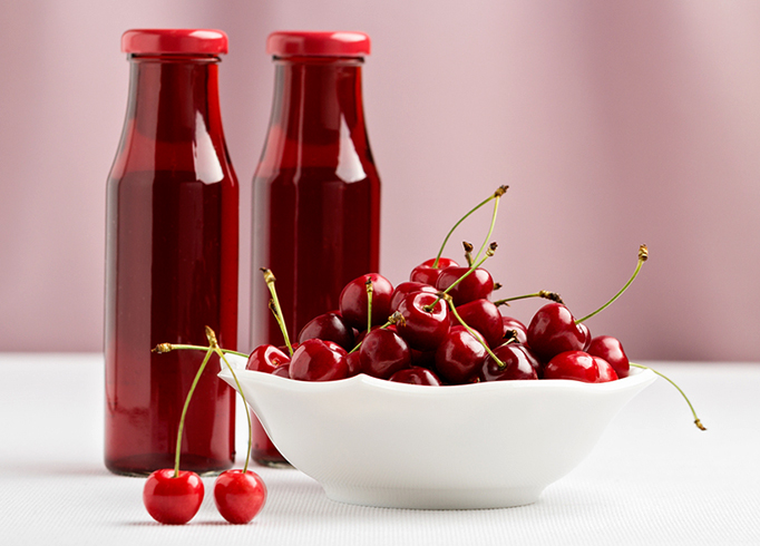 Вишня и сок