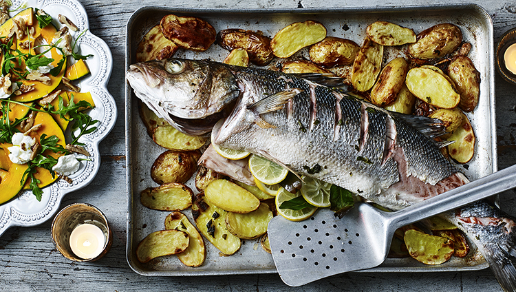 Вкусный морской окунь