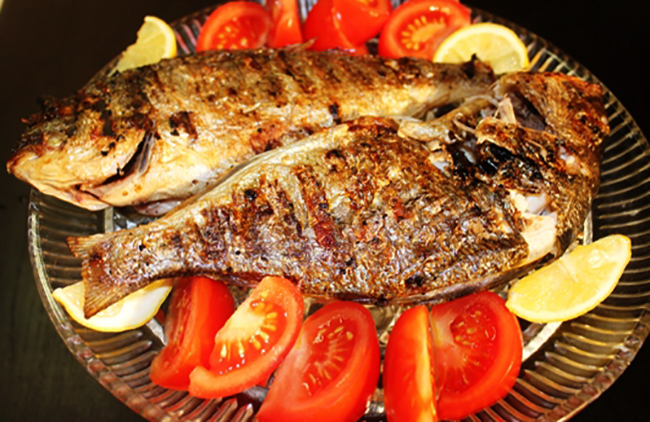 Жаренный карась