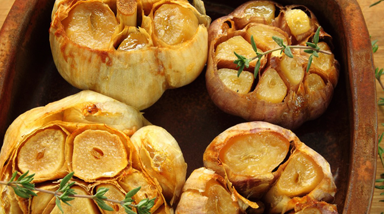 Поджареный чеснок