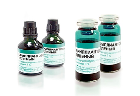 баночки с зеленкой