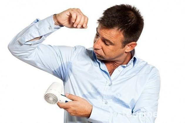 пот у мужчины