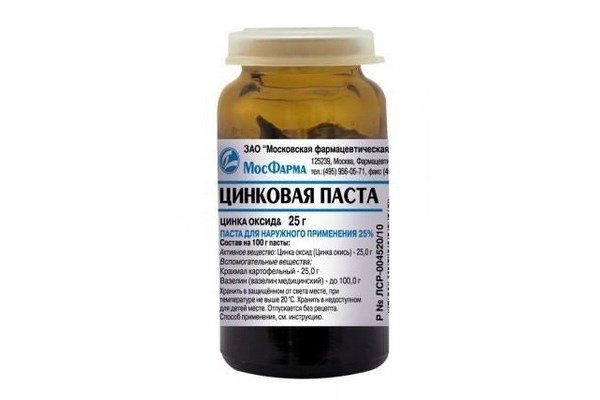 упаковка цинковой пасты