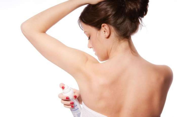 приминение дезодоранта